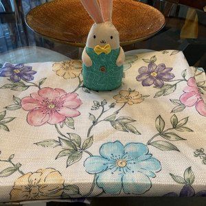 Celebrate Together Easter Spring Summer Fabric Tablecloth  60" x 102"